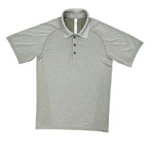 Lululemon-Metal vent‎ tech polo- moss green- Small